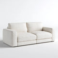 Modern Upholstered Sofa - 200x90x80 cm - Off-White - Contemporary Design