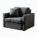 Armchair Fabric Upholstery 85x90x85 cm - Dark Gray - Modern Design