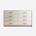 Modern White Chest of Drawers 120x80x40 cm - Wood